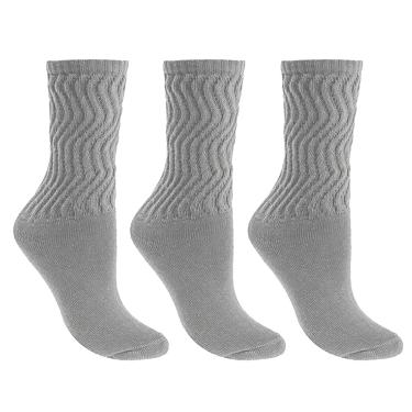 Imagem de Kit 3 Pares de Meias Selene Aeróbica Cano Médio Feminino