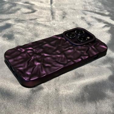 Imagem de Caso de telefone plissado para iphone 14 plus 14 13 pro max 12 11 pro max xr xs x max 7 8 plus capa traseira escudo, 23030236,01, para iphone11pro