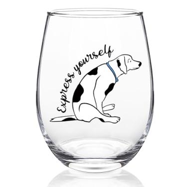 Imagem de Futtumy Presentes Vet Tech para mulheres, taça de vinho Express Yourself, presentes de Natal para veterinários, assistente veterinário, presente de apreciação veterinária para aniversário Vet Tech