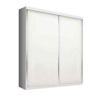 Imagem de Guarda Roupa Solteiro 2 Porta De Correr 2 Gavetas Salvador Minastex Branco