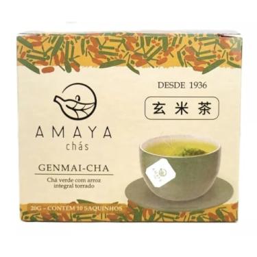 Imagem de Chá Genmai Amaya (Verde Com Arroz Integral Torrado) - 10 Sachês (20g)