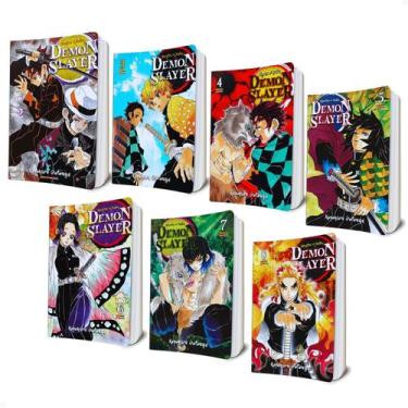 Imagem de Demon Slayer, Kimetsu No Yaiba  Mangá Volume 2 Ao 8 - KIT - Mangá Demo