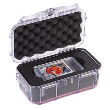 Imagem de Evergreen Collector Cases - Trading Card Storage - 8 Graded or Magnetic Slab Compatible with PSA BGS SGC Baseball Basketball YuGiOh (Clear)