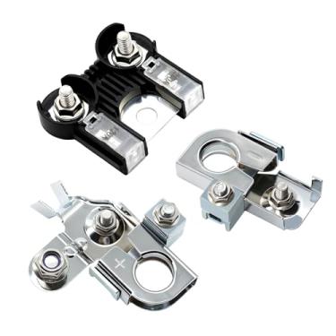 Imagem de LESHIAUTO Fusível de bateria 200Amp / 120Amp com grampos de terminal de bateria positiva e negativa compatível com Ford Fusion 2010-2015 Edge 2011-2015 Lincoln MKZ 2010-2012 MKX 2011-2015 Mercury