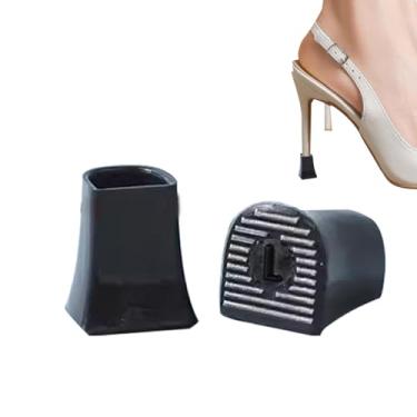 Imagem de es de salto alto, es de salto para sapatos | Reparar tampas de calcanhar de calcanhar antiderrapante - Rolhas de calcanhar Pino em forma de U Capas de ponta redutoras de ruído para casamento e