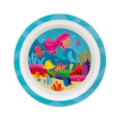 Imagem de Pratinho Raso Infantil Aventuras Sereia Buba