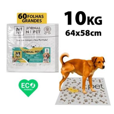 Imagem de Jornal Higiênico P/ Pets Atacado Biodegradável Pacote (10kg) - temdetu