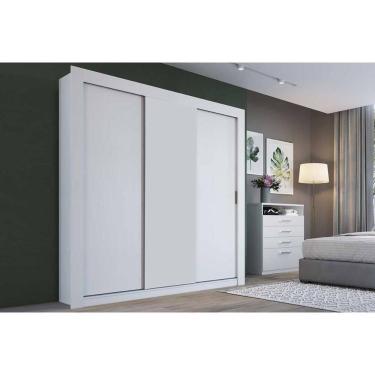 Imagem de Guarda Roupa Casal 3 Portas De Correr E 2 Gavetas Ph 1681 Branco - Herval