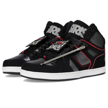 Imagem de Osiris Tênis de skate masculino NYC 83 CLK, Preto/Vermelho/Boombox, 45