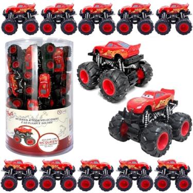Imagem de 24 Carrinhos Relâmpago Mcqueen de Fricção Big Foot 9cm Lembrança p/Sacola Surpresa