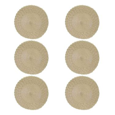 Imagem de Jogo Americano Copa E Cia 6 Peças Starry Gold