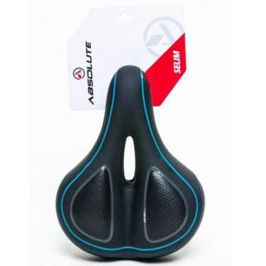 Imagem de Selim Gel Bicicleta Mtb Grande 260/200mm Elastômero Unissex Absolute