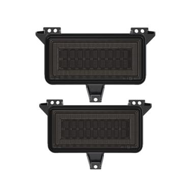 Imagem de Capa de luz de seta frontal adequada para Chevy GMC C/K/R/V Series C10 C20 C30 K5 Blazer R10 R20 Suburban Jimmy 1983-1991, apenas para modelos de farol único, substituição de carcaça de luzes de