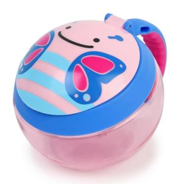 Imagem de Skip Hop Porta Snack Zoo Borboleta, 222ml, 12 Meses+, Livre de BPA, com Alça Antideslizante, 12,7x10,16x9,14cm