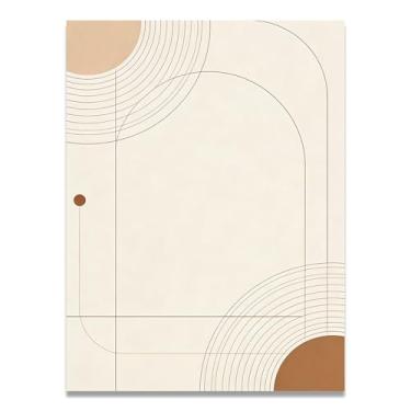 Imagem de LKXGRRSFG Arte em tela minimalista em tela pura: Serenidade tons neutros grande área em branco para decoração de espaço calmo 60 x 75 cm sem moldura