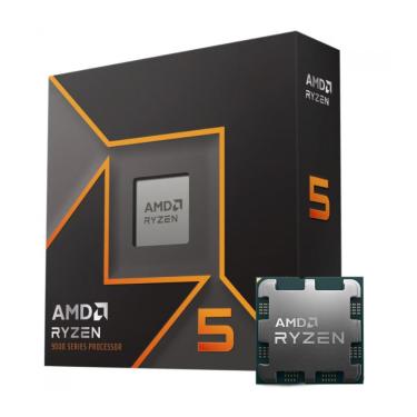 Imagem de AMD Ryzen 5 9600X - 6 Núcleos - 12 Threads - 3.9GHz (Turbo 5.4 GHz) - Cache 32MB - AM5 - TDP 65W
