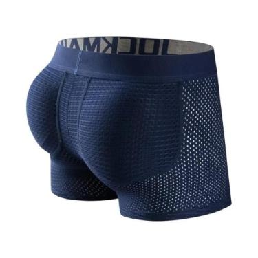 Imagem de Cuecas Boxer Masculinas Com Almofada Em Malha Respirável De Seda Gelad