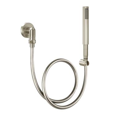 Imagem de Ducha Manual com Joelho 90° Docol C30 90018346044 Níquel Escovado