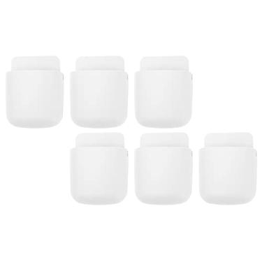 Imagem de Zhjvihx Suporte de Controle Remoto, Proteção Ambiental, 6 Conjuntos de Caixa de Controle Remoto Montada na Parede para Sala de Estudo para Quarto para Sala de Estar (#13)