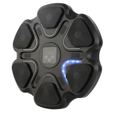 Imagem de aqxreight Máquina de Boxe Musical Inteligente Com Luvas Alvo de Boxe Montado na Parede BT Ajustável de 9 Níveis Com Luz LED para Crianças Adultos Aumenta a Velocidade Fitness Força de Vontade Física