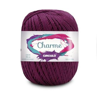 Imagem de Fio Linha Charme 396m e 150g Ideal p/Crochê e Tricô Marca Círculo (3794 - BORDÔ)