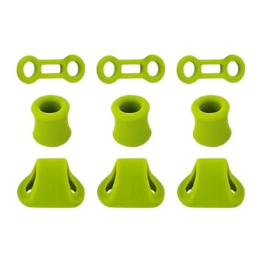 Imagem de Mosquetões De Escalada Com Anéis De Bloqueio Para Cordas - Silicone De Alta Resistência Para Segurança | Dispositivo De Posicionamento Para Rapel E Escalada | Para Arboricultura Resgate Esportes De E