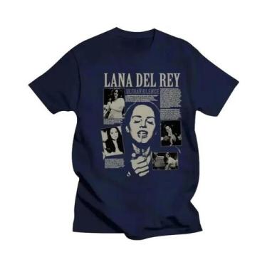 Imagem de Camiseta Unissex plus Size Com Estampa De Lana Del Rey, Moda Hip Hop S