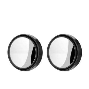 Imagem de Kit Ponto Cego Retrovisor para Carro - Espelho Convexo Adesivo Ajustável Anti Pontos Cegos (Kit 01 Par (2 Espelhos))