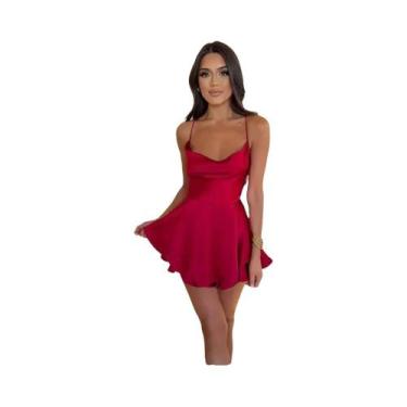 Imagem de Vestido De Verão Slimming Em Cor Sólida Para Mulheres, Estilo Sexy Eur
