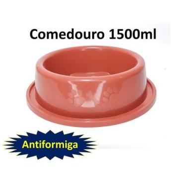 Imagem de Comedouro Bebedouro Antiformiga 1500ml para Cães - Produto Nacional, V