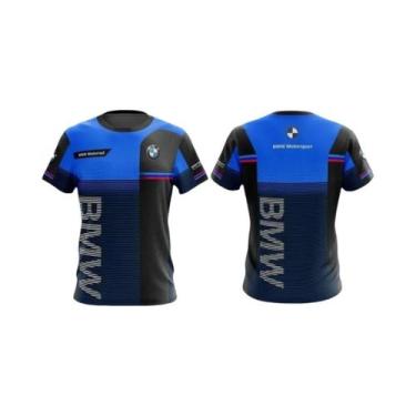 Imagem de Camiseta Masculina BMW De Verão Com Manga Curta, Estilo Esportivo Raci