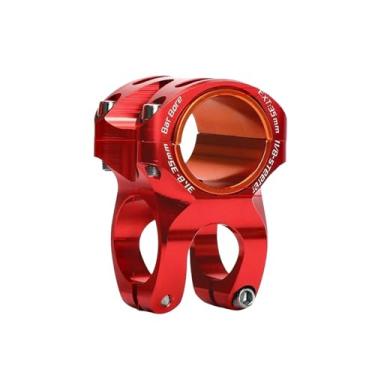 Imagem de Mesa de guidão MTB 35mm 50mm CNC colorida para bicicleta, abraçadeira de guidão 31,8/35mm, ultraleve, em alumínio.(31.8 35x35 red)
