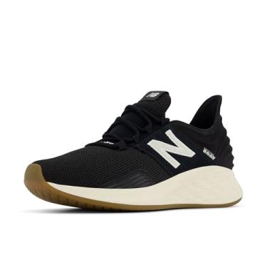 Imagem de New Balance Tênis de corrida feminino Fresh Foam Roav V1, Preto/Nb Branco/Permafrost, 5 Wide