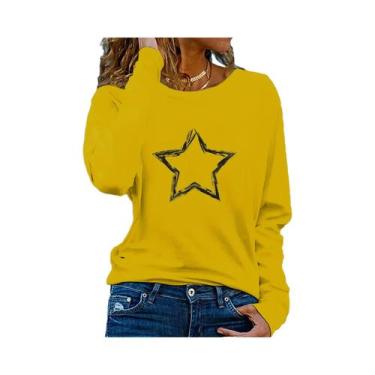 Imagem de Camiseta Feminina Slim De Algodão De Manga Longa Branca, Tops Finos Pa