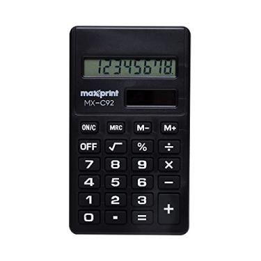 Imagem de Maxprint Calculadora de Bolso MX-C92 Preta
