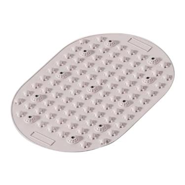 Imagem de KiBcsLic Tapete de acupressão para pontos de pressão nos pés, tapete multifuncional antiderrapante para massagem dos pés, ideal para uso interno embaixo da, Cinza