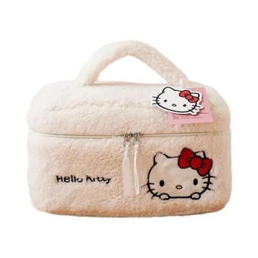 Imagem de Estojo De Maquiagem Grande Para Mulheres Hello Kitty, Figurinha Autori
