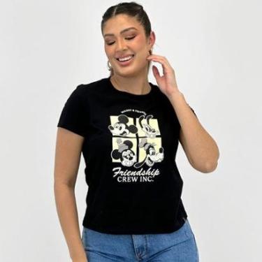 Imagem de Camiseta Malwee T-shirt Manga Curta Mickey/Minnie Feminina-Feminino