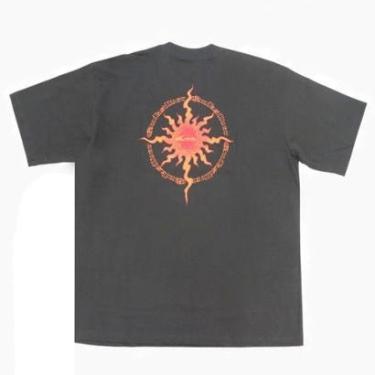 Imagem de Camiseta Quiksilver Solaris Over - Cinza Escuro (Oversize)-Masculino