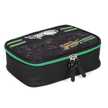 Imagem de Estojo Box Escolar Juvenil Hot Wheels-Masculino