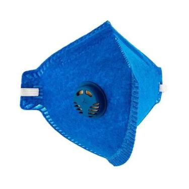 Imagem de Mascara respiratoria descartavel PFF2 com valvula WPS1327 AGRO PRO SAF