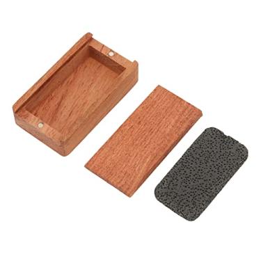 Imagem de KIMISS Difusor de Madeira de óleo Essencial - Difusor de Aromaterapia Silencioso Feito de jacarandá, Ideal para Fragrâncias de Casa, Escritório e Carro