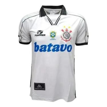 Imagem de Camisa do Corinthians Retrô 1999 Branca Edição Limitada - Outletlion, 