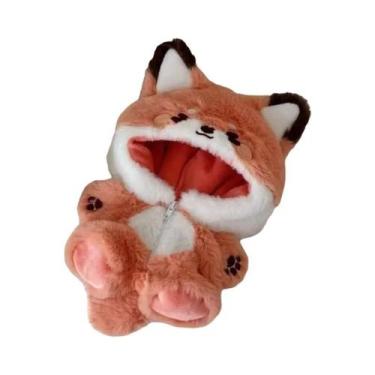 Imagem de Roupa De Pelúcia De Animal Fofo De 20cm Para Bebês: Macacão De Raposa 