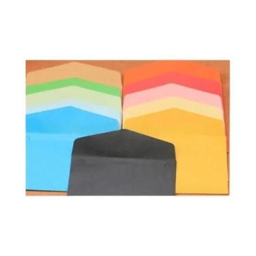 Imagem de Envelope De Cor Única 11.5x8cm, Mini Envelope De Papel Em Branco Para 