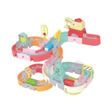 Imagem de Brinquedos De Banho Para Crianças, DIY, Trilhas De Escorregador De Águ