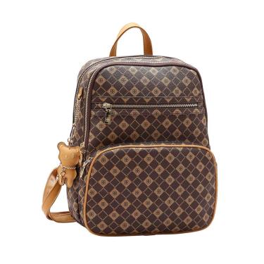 Imagem de Mochila Feminina Chenson Elemento Gráfico Café