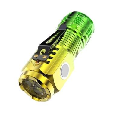 Imagem de Nova lanterna ultra poderosa 3 núcleo led mini lanterna tática monstro