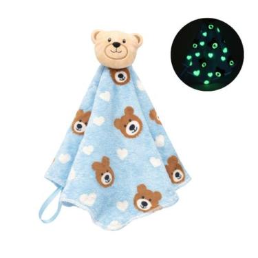 Imagem de Naninha para Bebê Macia Brilha no Escuro 25x20cm 100% Poliéster - Xuki