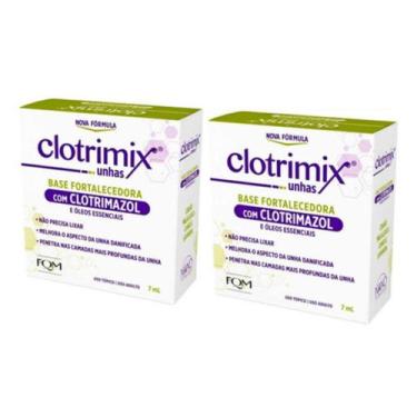 Imagem de Clotrimix 7ml Base Fortalecedora De Unha Original 2 Frascos